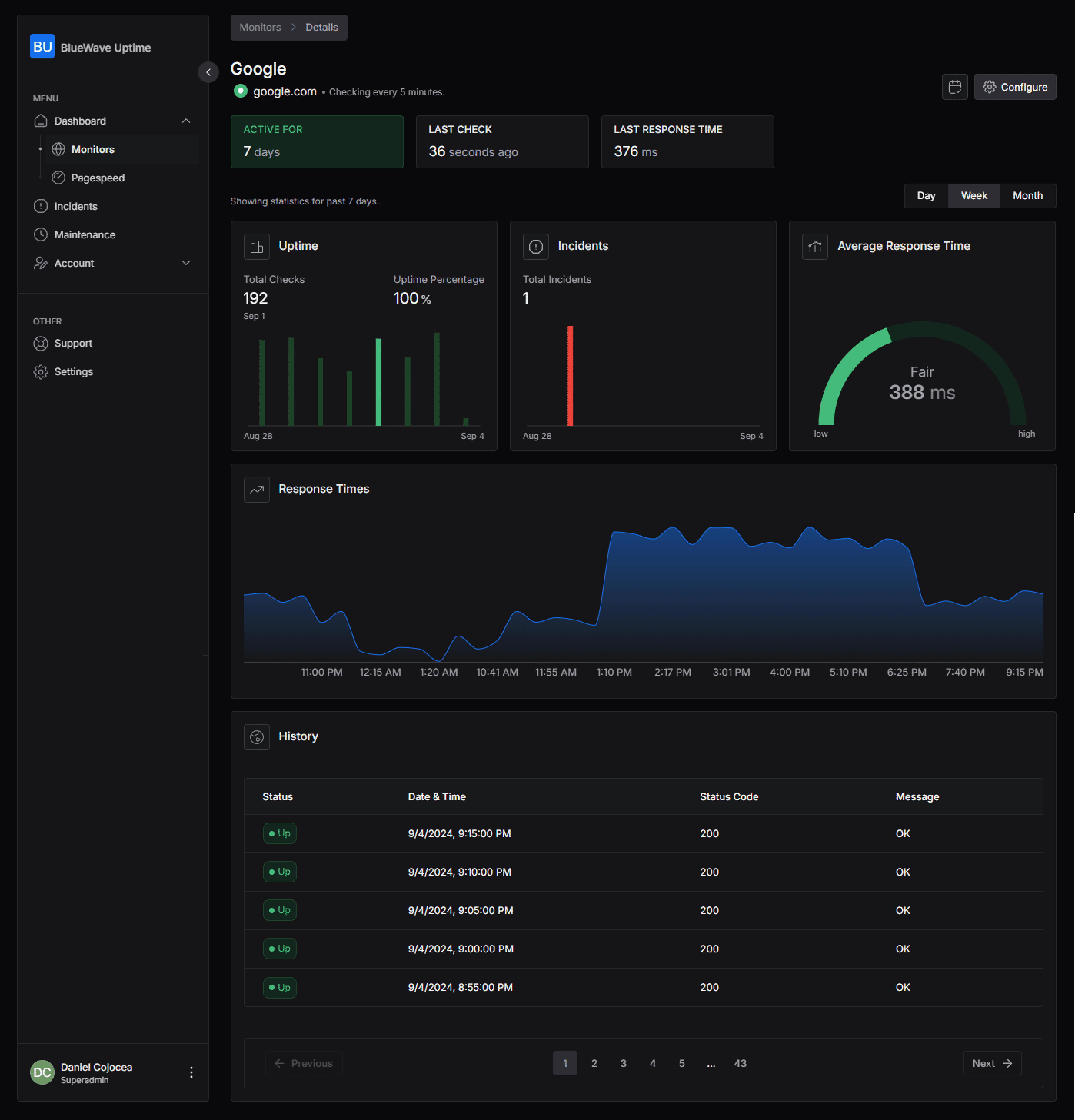 bluewave-uptime