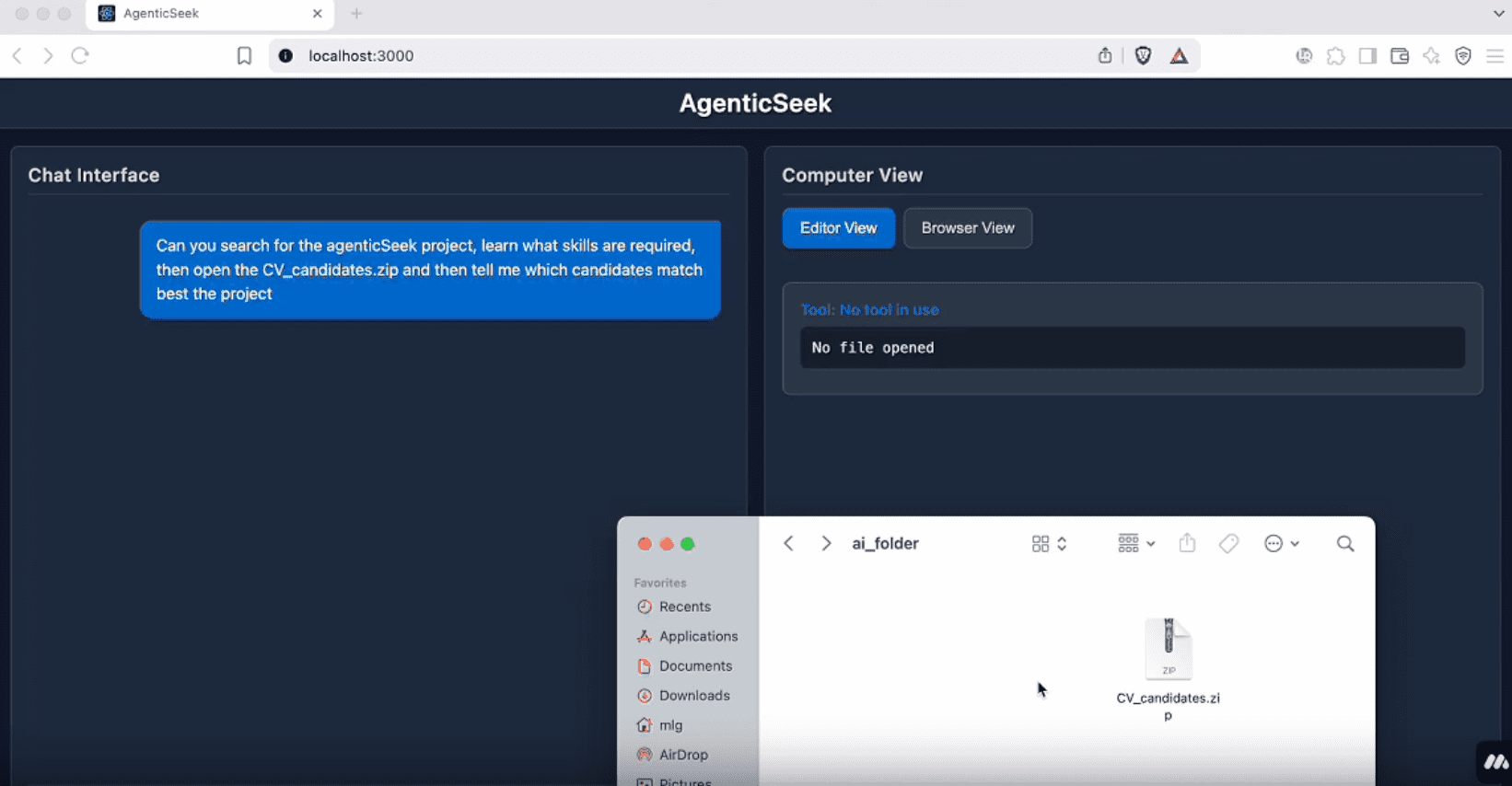 agenticSeek