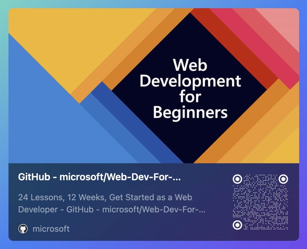 Web-Dev-For-Beginners