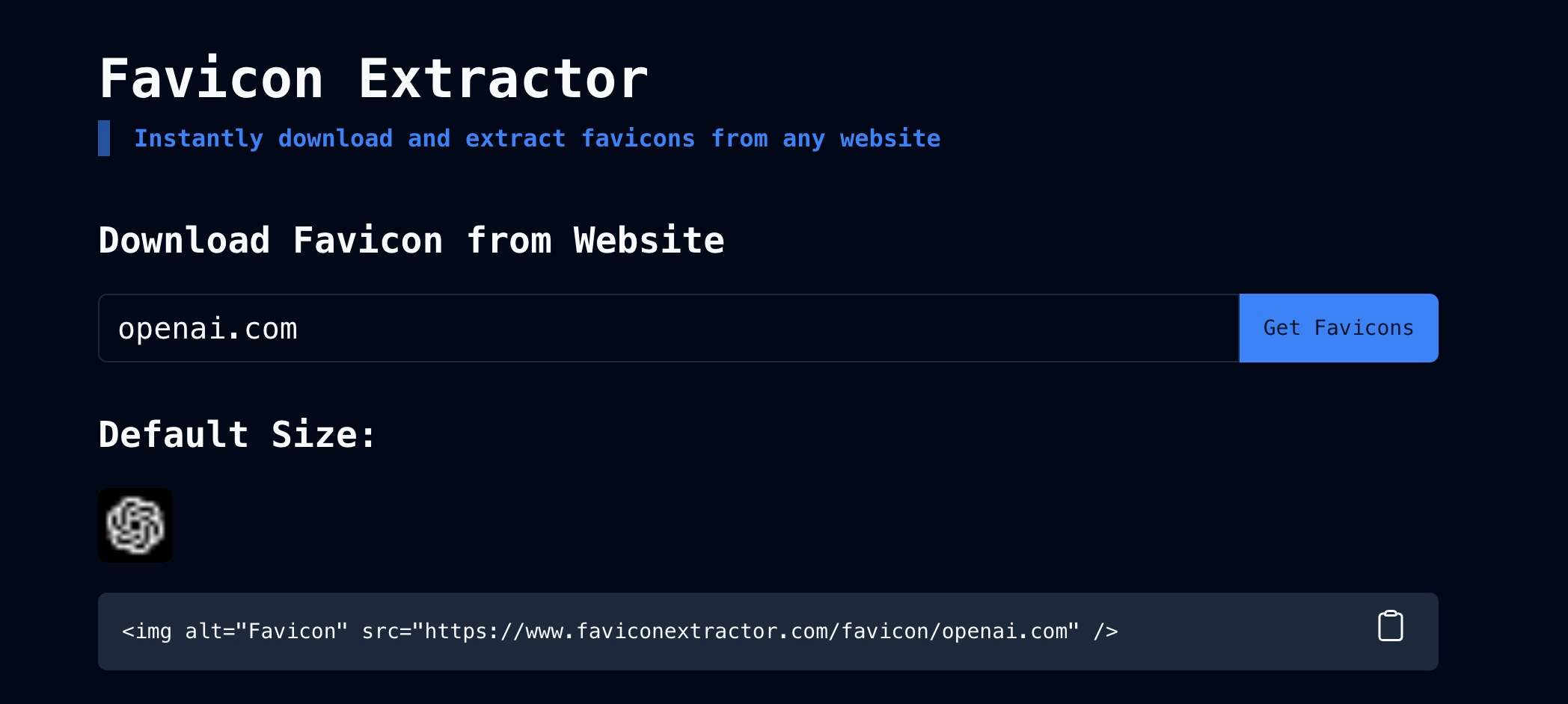 faviconextractor